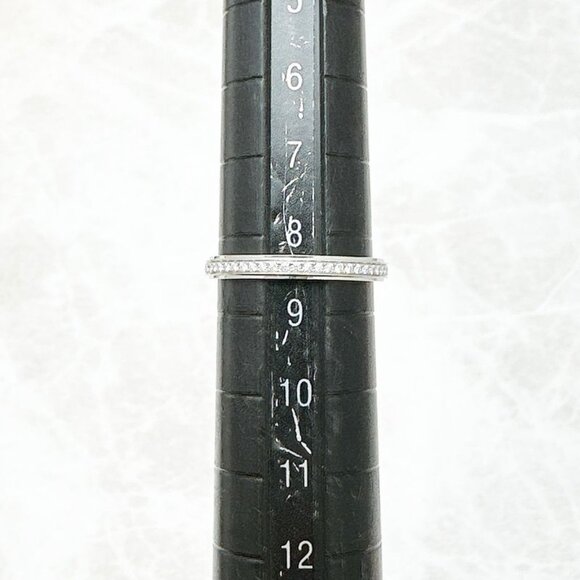 Cartier Damre Full Diamond Platinum Ring 49 - Picture 9 of 9